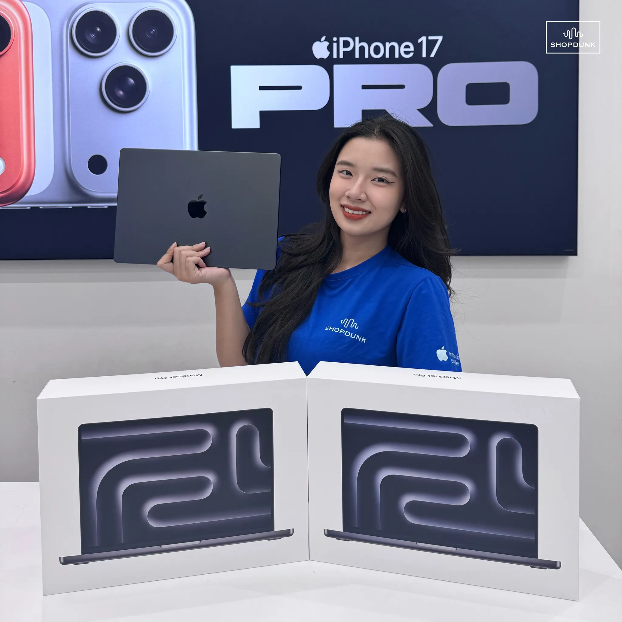 Macbook Pro M5 chính hãng tại ShopDunk đủ dung lượng, đủ màu